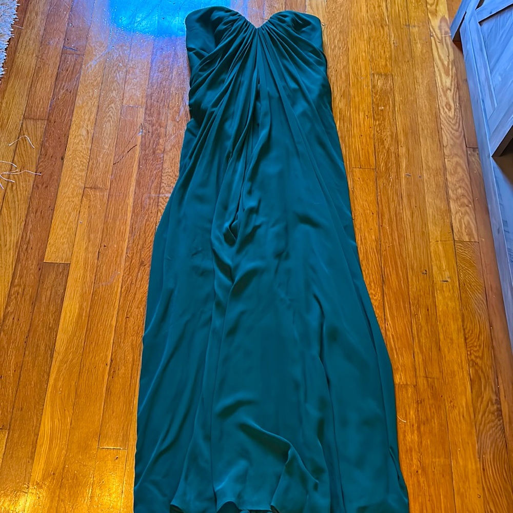 Hunter Green Knotted Gown main image 0